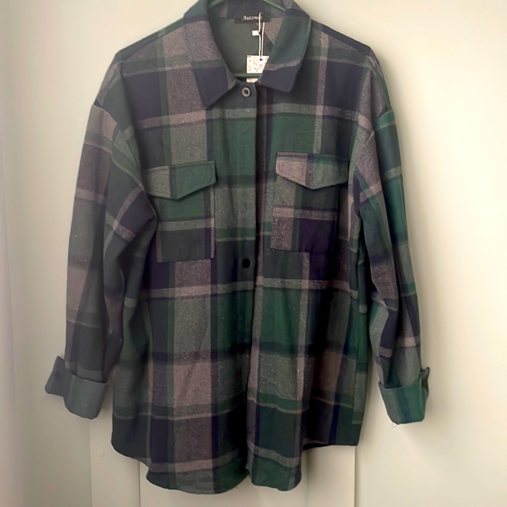 Woman’s flannel shirt